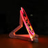 ENUOLI Acrylic Dry Erase Board with Light Pink Heart, LED Message Board with Stand for Desk, 7 Pens for Home & Wedding