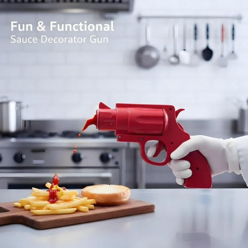 Generic (2PCS) Gun Ketchup Dispenser,Premium Sauce Dispenser for Ketchup, Condiment DispenserBottle Indoor Outdoor