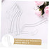 2pcs Cabilock Shoe Display Stands Sturdy Stainless Steel Shoe Rack Space for Door Sandal Organizer