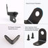 60pcs 12x12mm uxcell Angle Bracket Metal Black Corner Brace Fastener L Shaped Right Angle Brackets Corner Protector