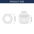 uxcell 35Pcs M14x2mm Nylon Insert Hex Lock Nuts, 304 Stainless Steel Self-Locking Stop Nut