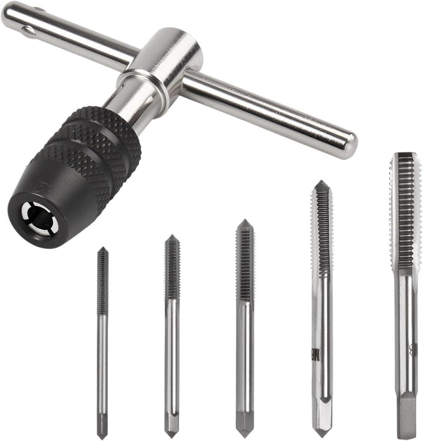 SPEEDWOX 5 Pcs Metric Tap and Die Set Small Hand Screw Metric