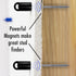 MagnetPAL Heavy-Duty Neodymium Anti-Rust Magnet Magnetic Stud Finder Tool Holder & Retrieval 12lb Pull Black