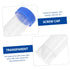 50 pcs Centrifuge Tubes with Screw Caps - Graduated Non Pyrogenic RNase Plastic Laboratory Test Tubes