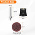 27pcs Set 1" 1/4" HARFINGTON Quick Change Discs Roll Lock Sanding Discs with Shank Pad Holder Medium Grit Surface