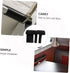 2Pcs Hemobllo Folding Table Leg Pads Table Bumpers for Enhanced Stability Easy Installation for Rvs and Home Use