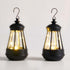 2 Pack 5.4 inch) Small Hanging Solar-Lantern Lights Replacement - Waterproof Mini Solar Lanterns Outdoor Replacement