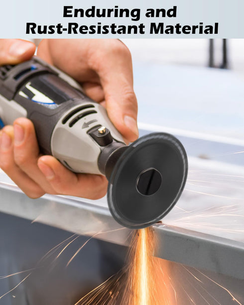 Mounting Mandrel 3/8" & 1/4" Arbor Hole, Cut-Off Wheel for Die Grinder Accessories, Drill Bits Tool (2 Pack)