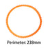 5pcs Planer Drive Belt for Makita 1900B BKP180 KP0080 KP0810 Power Tools Replacement Parts, Orange