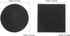 HOOWIFFY 32pcs Set Black Silicone Furniture Pads Chair Feet Protectors Non-Slip Self-Adhesive Anti-Abrasion Floor Mats