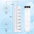 3 Pcs 350ml Syringes with Needle 14G 1.5”, Extra Large Plastic for Glue Dispensing, Scientific Labs