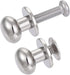uxcell 12pcs Round Knobs Pull Handle, 9mm Head Dia. Zinc Alloy for Drawer Pulls Gift Box Cabinet Knobs