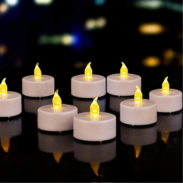Tappovaly Battery Operated LED Tea Lights:200 Pack Flameless Votive Candles Lamp Realistic