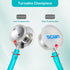 SCIAN Stethoscope Dual Head for Nurses,Doctors,Med Students, Classic Stainless Steel Stethoscope Home Diagnostics