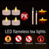 LED Tea Lights Candles, 24PACK Warm Yellow Flameless Candles for Holiday Celebration, Home Decoration