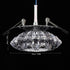 Haofy Ceiling Crystal Light Fixture, LED Recessed Lamp, Modern Chandelier Home Lighting Fixtures for Bathroom, Living