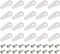 uxcell 20 Pieces Picture Frame Turn Button, 24x10mm for Hanging Pictures, Plastic with 20 Pcs Screws (White)