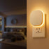 Hiwrolat Dimmable (2 Pack) Plug-in Motion Sensor Night Light, Eye-Caring Warm White Nightlight for Baby & Kids'