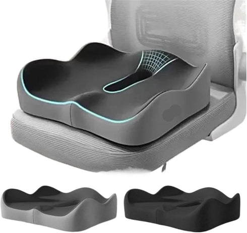 JJKSKV Tailbone Memory Foam Coccyx Cushion for Pain Relief - Non-Slip Orthopedic Seat Cushion for Office and Car