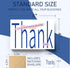 Frelimiu 150 Pack 4x6in Thank You Cards with Envelopes & Stickers Gold Foil Blank Greeting Note Cards Personalizable