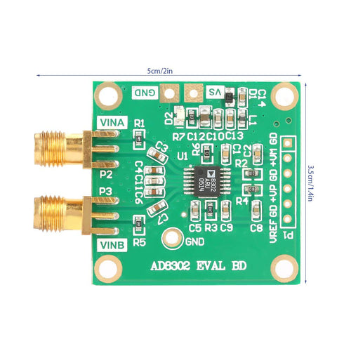 AD8302 RF/IF Phase Detector Module, LF-2.7G Phase Detection Bandwidth