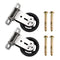 CNQLIS Gym Pulley Blocks, 3.46in Wall Mount Fixed Pulley Wheel, 180 Degree Rotation for Gym Equipment (2 Pcs)