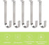 Vinyl Siding Hangers, 10PCS Heavy Duty Stainless Steel Low Profile Hooks, No Damage No Drill for Home Decor