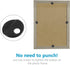100PCS Picture Turn Button Fasteners, Photo Frame Hardware, Backing Clips with Screws