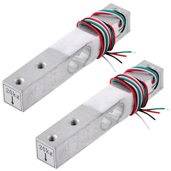 2PCS Digital Load Cell Weight Sensor, 1kg 5kg 10kg 20kg High Precision Miniature Load Cells for Arduino DIY