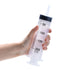 3pcs 200ml Syringes with Tip Adapters, Large Garden Syringe for Scientific Labs and Nutrient Measuring