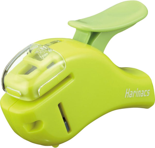 Kokuyo Stapleless Stapler, Harinacs Handheld, Up to 5 Sheets, Portable, Green, Japan Import