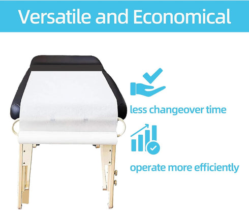 Jointown Exam Table Paper, Crepe Table Paper 18 in X 125 ft, Case of 12 Rolls for Medical and Chiropractic Use