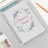 Spiral Dot Grid Notebook - A5 Bullet Dotted Journal, 80 Sheets / 160 Pages, 100gsm White Paper, Transparent Cover