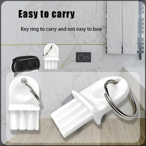 Qoaimu 5 Pack Universal Dispenser Key, Toilet & Paper Towel Key Replacement