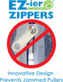 EZ-ier Products Heavy Duty Adhesive Zippers, 2 Pack, Commercial Grade, 3" x 7 ft