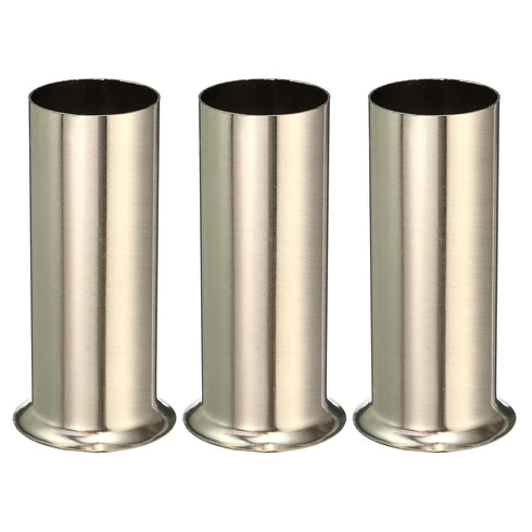 MECCANIXITY Candle Socket Covers, 3.1 Inch Tall Metal Chandelier Sleeves Candelabra Base