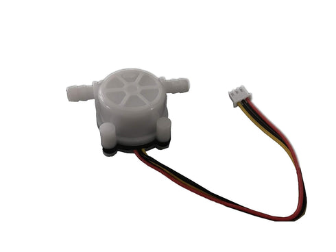 1/4" Water Flow Sensor - Food-Grade Switch Hall Effect Flowmeter Fluid Meter Counter for Hosepipe 0.3-6L/min