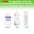 (9-PCs) Travel Bottle Caps Compatible with Lansinoh MAM Bottles, Storage Lids Replacement