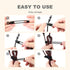 2026 (10Pcs) Data Cable Organizer, Upgrade Silicone Headphone Organizers, Silicone Cable Ties Reusable Cable Management