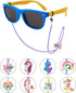 ZXSWEET 8PCS Kids Glasses Strap, Unicorn Rainbow Adjuster Stretchy Eyeglass Strap for Girls and Boys