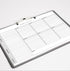 Weekly To Do List Notepad, 60 Page Task Planning Pad with Daily Checklist, 11 X 8.5 Desk Notebook for Office