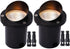 6W LED Shielded Well Light Outdoor, Low Voltage Anti-Glare In-Ground Landscape Lights, Warm White