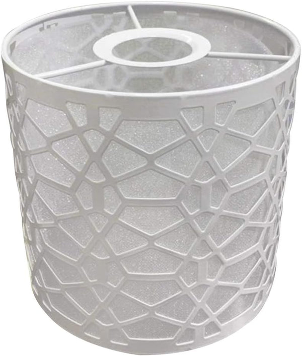 Quivorant Metal Bulb Guard Lamp Cage for Pendant Light, White Ceiling Pendant Light