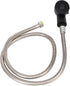 Set 120cm Salon Shampoo Bowl Sprayer with Anti-Leakage Ceramic Valve Head & Hose - Durable Electrolating Surface
