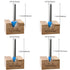 Vipbhtool Set 1/4 Inch 1/4" 5/16" 3/8" 1/2" 5/8" 3/4" 7/8" 1" Cove Box Router Bit Solid Carbide Double Flute Core Box