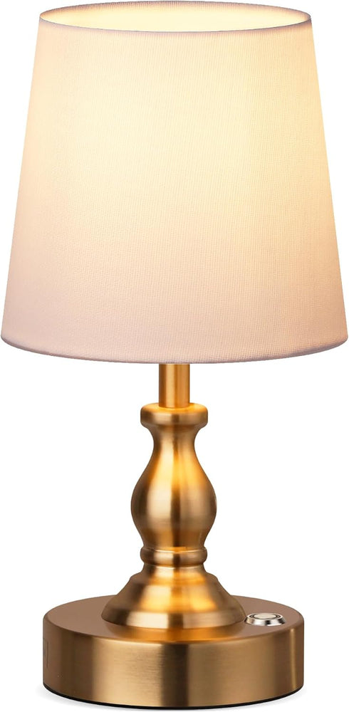 PARTPHONER Mini Cordless LED Table Lamp, 5200mAh Rechargeable Battery Operated Lamp, 3-Level
