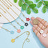 8Pcs 8 17.5 Inch DICOSMETIC Ceiling Fan Pull Chain Extension Colors Enamel Flower Charm Light Pull Chain Adjustable