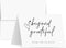 Beyond Grateful Thank You Cards and Envelopes, 25 Pack for Weddings, Holidays, Small Business, Graduation