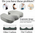 AK TRADING CO. 100% Tailbone Premium Comfort Seat Cushion - Non-Slip Orthopedic Memory Foam Coccyx Cushion for Pain