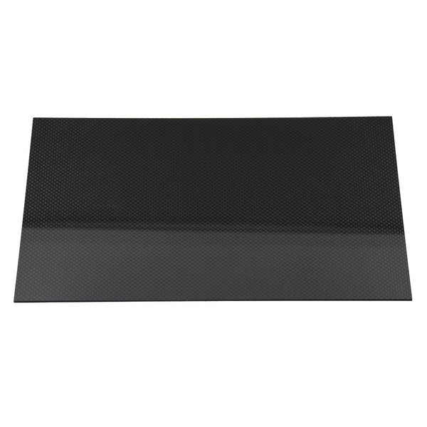 3K Full Carbon Fiber Sheet, 200mm x 300mm x 2mm Plain Weave Panel Plate, Thickness 2mm (Glossy Surface)